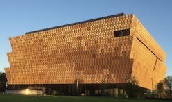 Oliver Wainwright finds the National Museum of African American History "embodies its complexities and contradictions"