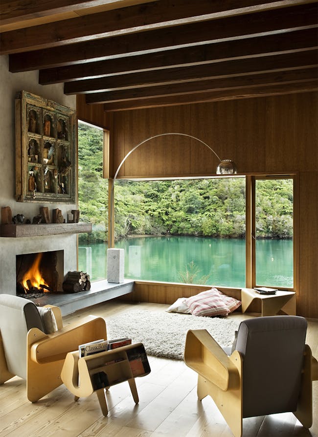 Waterfall Bay House in Marlborough, New Zealand by Bossley Architects