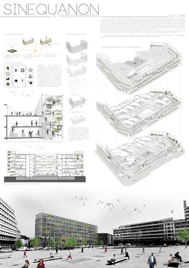 Third Prize: Margaux Leycuras, Adrien Girard (Ecole Nationale Supérieure d'Architecture of Nantes, France) 