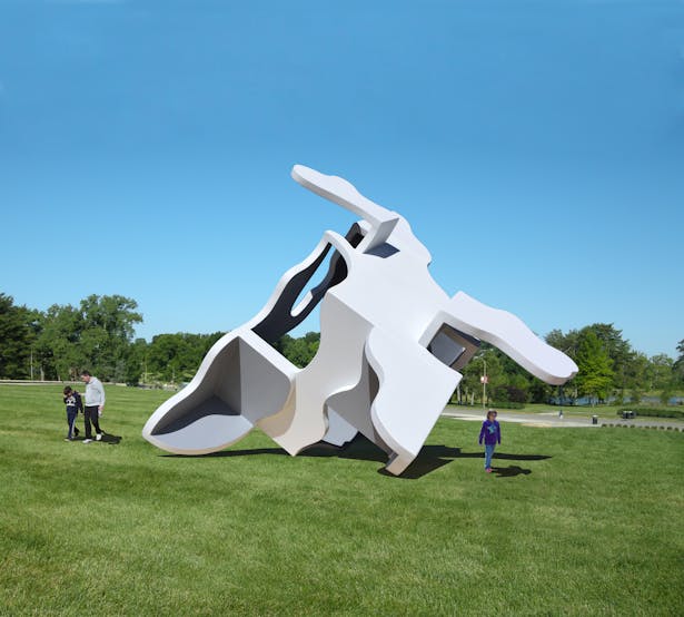 A public art sculpture