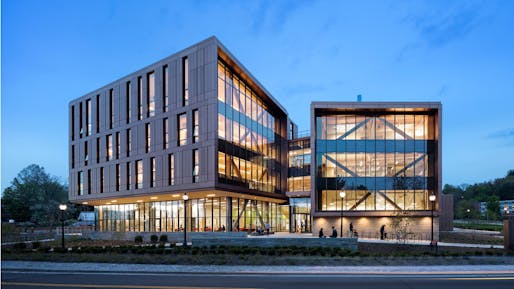 John W. Olver Design Building, University of Massachusetts Amherst, Amherst, Massachusetts. Image credit: Albert Vecerka / ESTO