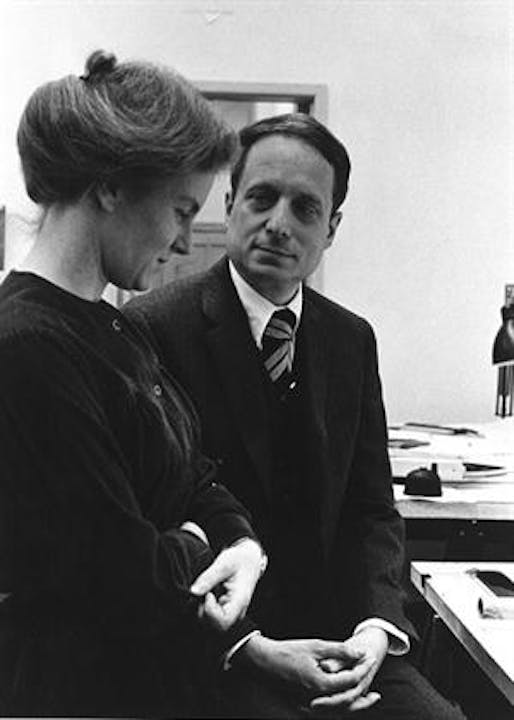 Denise Scott Brown and Robert Venturi, 1968. Image courtesy of Venturi, Scott Brown and Associates, Inc.