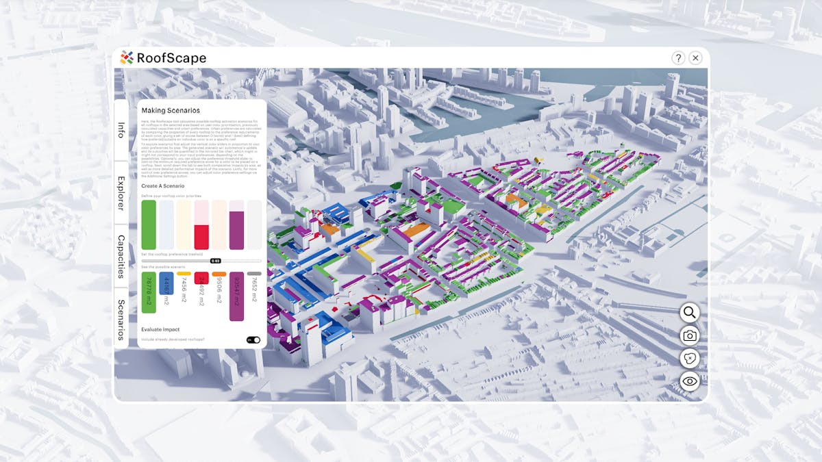 MVRDV launches digital tool that lays out design possibilities for Rotterdam's rooftops