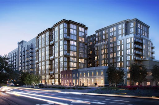 PGN's mixed-use South Capitol development in DC. Image courtesy PGN Architects