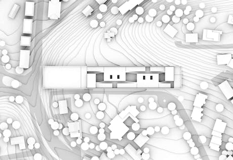 …today was mid term crit of the design project. Task is to design a Primary School in St. Gallen. We started with the simple idea of a long rectangular volume, contrapointing the natural heavy shaped surrounding landscape, as well as giving a certain expression to the city by its pure physical presence. But during the design process the volume turned into a shell including the concept of a compact pavilion school. The school part is defined by three inner courtyards, connected by a system of...