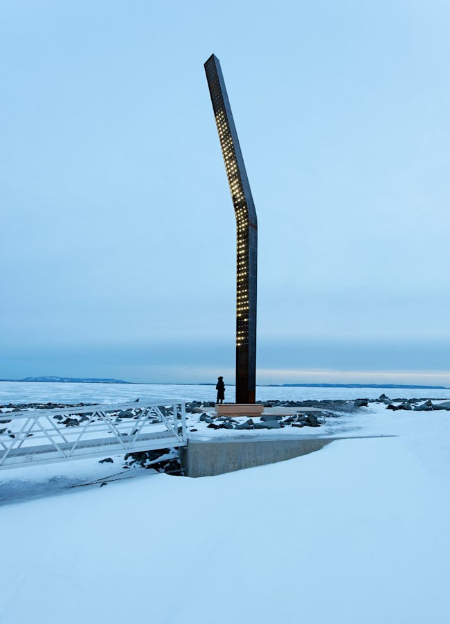 One of two 22-metres tall Beacons