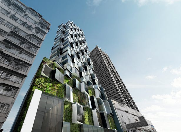 Composite Building on Sai Yee Street by Aedas
