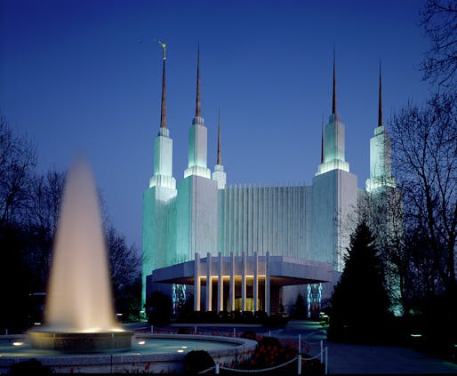 Washington D.C. Temple of The Church of Jesus Christ of Latter-day Saints, courtesy of Carol M. Highsmith Archive Library of Congress