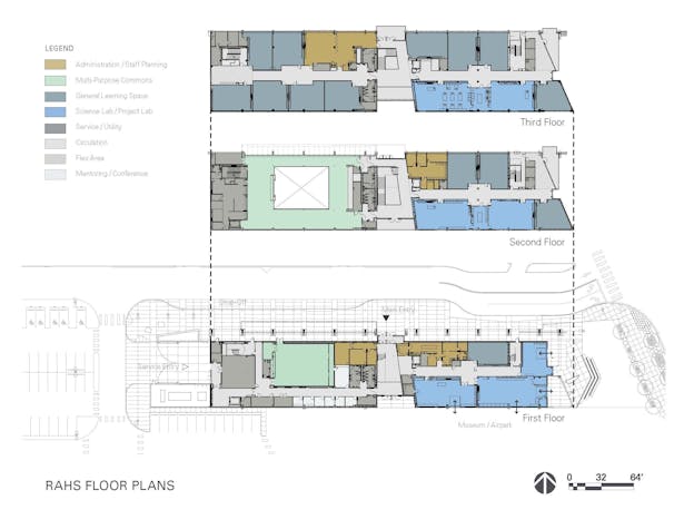 Raisbeck Aviation High School Floor Plans (Image: Benjamin Benschneider)