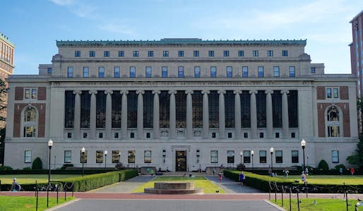 Butler Library on the campus of Columbia University. Image courtesy Wikimedia Commons user <a href="https://commons.wikimedia.org/wiki/File:Butler_Library_Columbia_University.jpg">JSquish</a> (CC BY-SA 4.0)