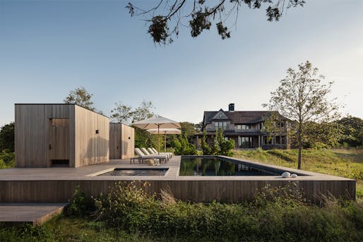 Montauk House & Pool by OLIVER FREUNDLICH DESIGN.
