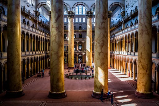 The Great Hall of the National Building Museum. Image: Phil Roeder/<a href="https://www.flickr.com/photos/tabor-roeder/33563571581">Flickr</a> (CC BY 2.0)