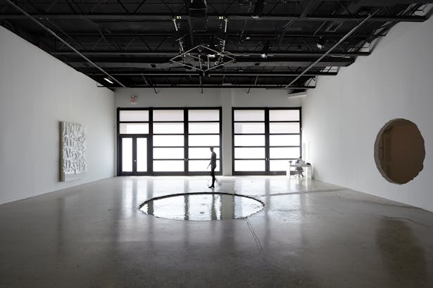 ​5,000 SF gallery in Chelsea in a converted garage.​