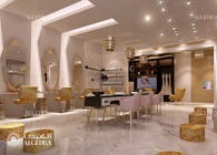 Small beauty salon interior design in Dubai