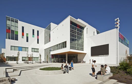 Wilson Arts Plaza, Southeast entrance. Image: Emily Carr University of Art + Design
