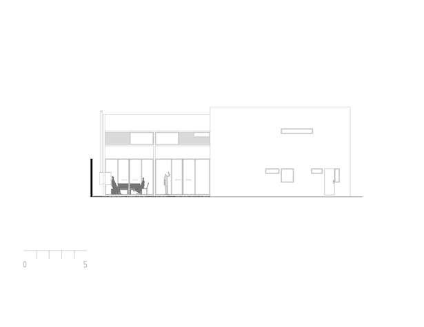 Elevation of house 3