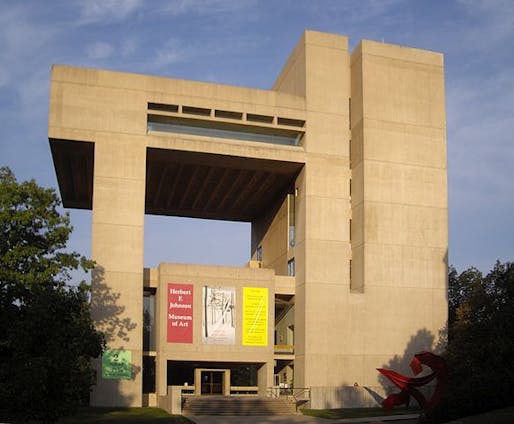 Cornell University's Johnson Museum of Art. Photo by Dmadeo via Wikipedia.