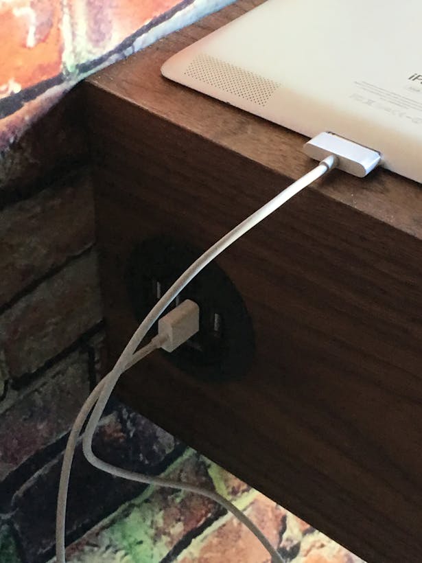 Optional 4 port USB charging 