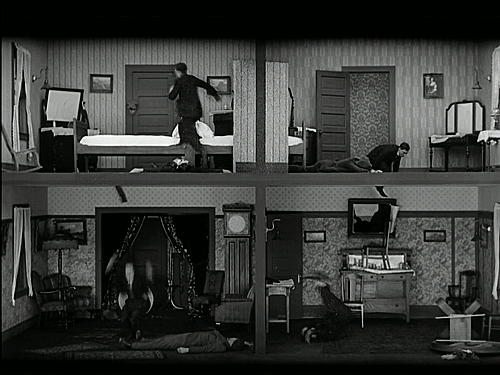 Architecture and space subverted through the pratfalls of Buster Keaton
