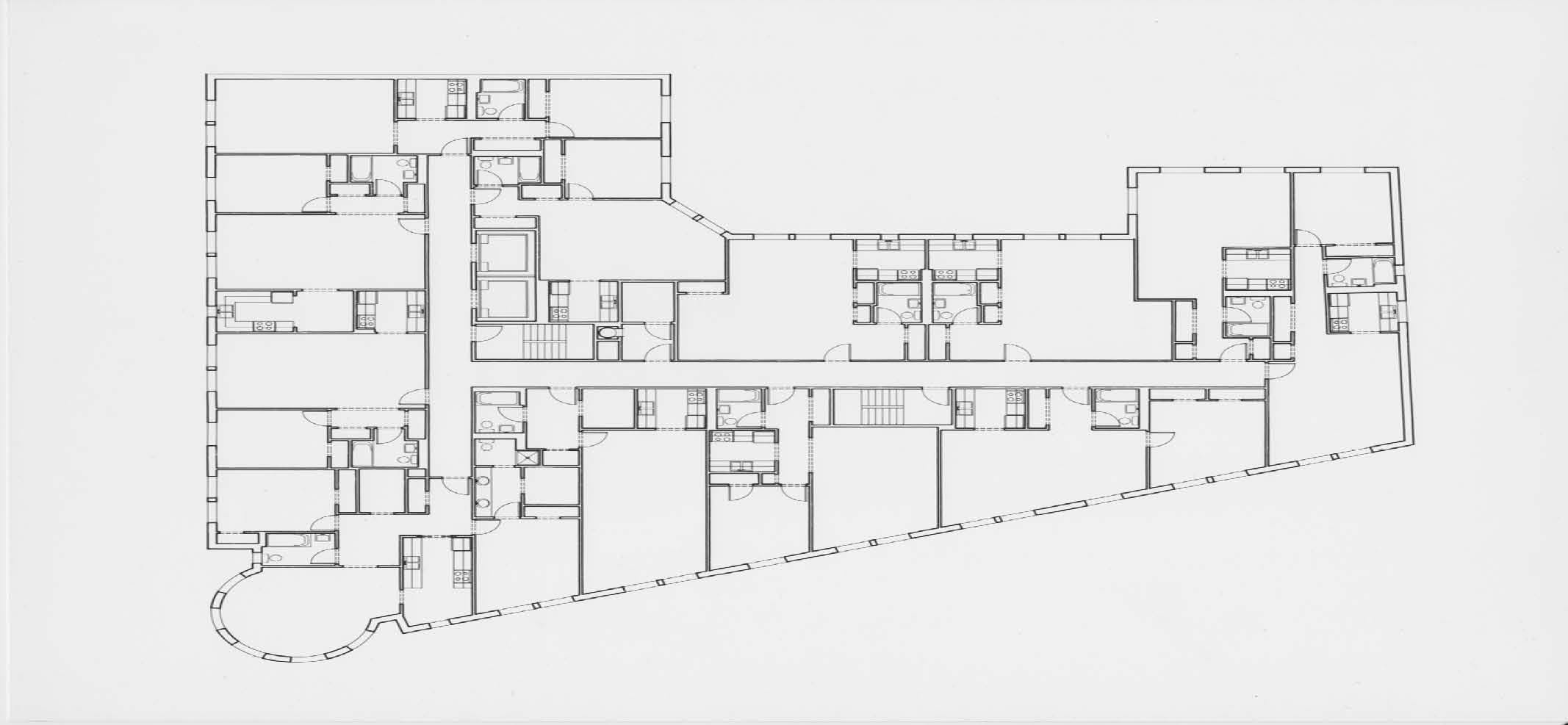 103 unit mixed use apartment building/landmarked house