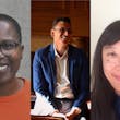 From left: 2021 Steedman jury chair Mary Ann Lazarus, and jury members Shantel Blakely, Billy Fleming, Janette Kim and Marsha Maytum. (Photos: Courtesy of the architects)