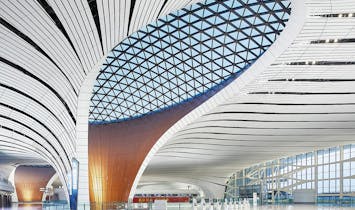 Zaha Hadid Architects' “starfish”-shaped Beijing Daxing International Airport is inaugurated