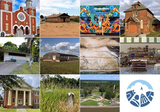 The 11 sites on the 2022 list of America’s 11 Most Endangered Historic Places. Images via savingplaces.org.