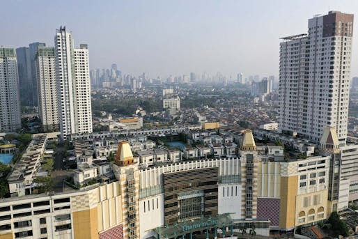 Cosmic Park located on top of the Thamrin City Mall in Central Jakarta. Image © Antara/Nova Wahyudi