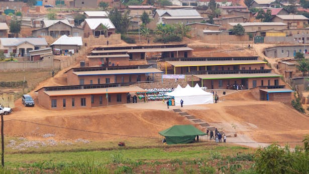 Aerial view of Girubuntu Primary School