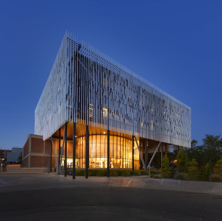 Bryant Bannister Laboratory of Tree Ring Research, University of Arizona. Image © Liam Fredrick/Courtesy of Richärd Kennedy Architects. 