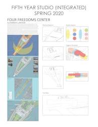 Fifth Year Spring Integrated Studio: Four Freedoms Center