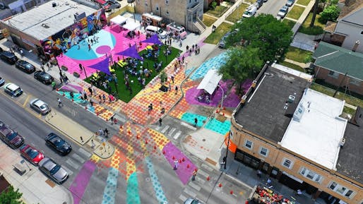 PopCourts! in Chicago, IL by Lamar Johnson Collaborative. Image copyright Shelby Kroeger. 