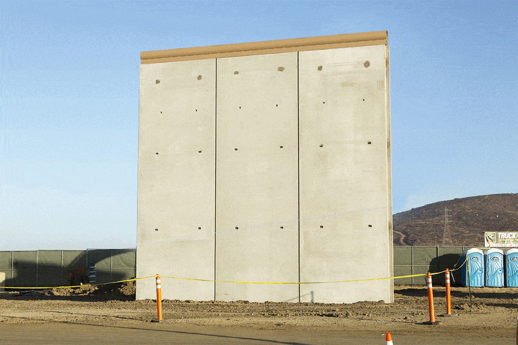 Archinect's visualization of the wall prototype deconstruction.
