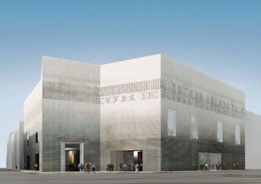 The shapes of things to come: rendering of the extension to Basel's Kunstmuseum. Photo: © 2014 Kunstmuseum Basel/Christ & Gantenbein Architects