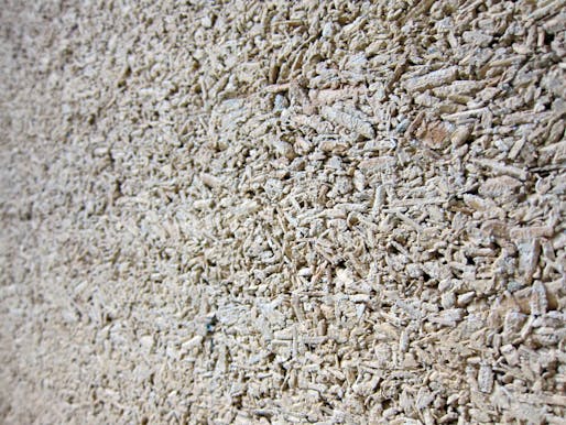 Close up of a Hempcrete wall. Image: Jnzl's Photos / <a href="https://www.flickr.com/photos/102748040@N03/11221285985">Flickr</a>