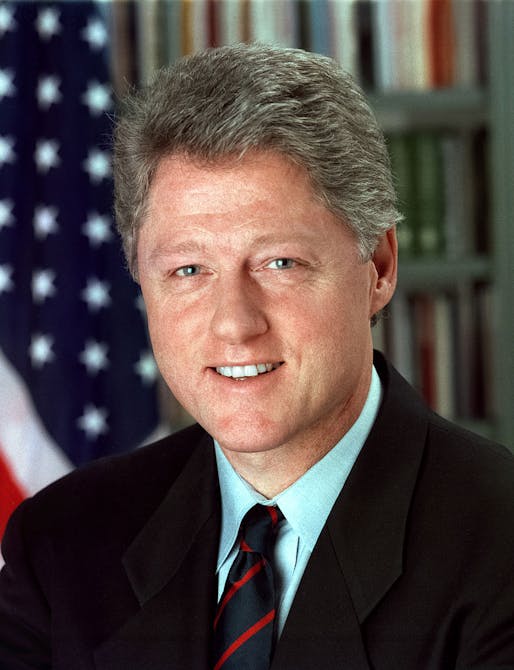 Former President Bill Clinton (image via Wikipedia).
