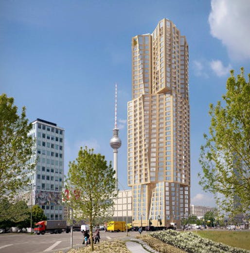 This hotly debated Gehry tower is only one of over 20 new residential projects in the planning or construction stages around Berlin's Alexanderplatz square.