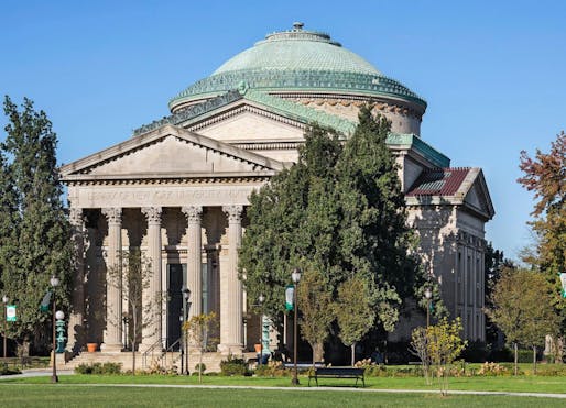 The Gould Memorial Library in the Bronx. Photo: Jonathan Wallen
