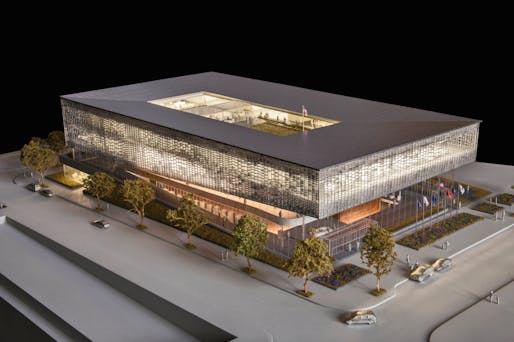 Rectilinear, sir! SHOP's renderings of the National Veterans Resource Complex. Image: SHOP Architects.
