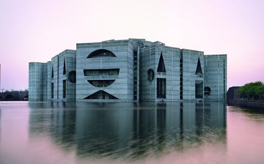 National Assembly Dhaka by Louis Kahn. Photo via Flicker (by 回顧展)