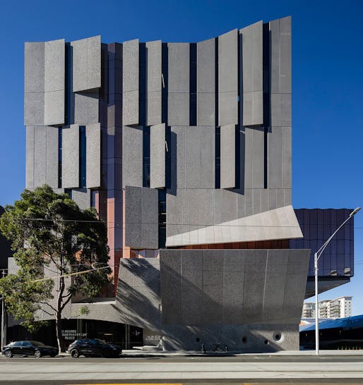 The Daryl Jackson Award for Educational Architecture: Ian Potter Southbank Centre, University of Melbourne, John Wardle Architects, VIC. Photo: Trevor Mein.