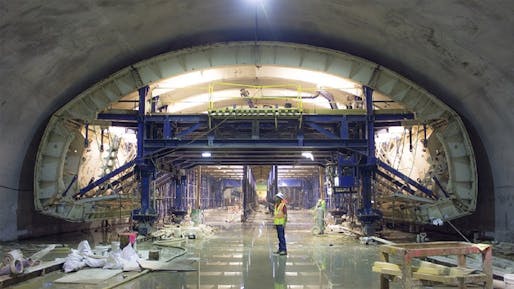 Construction at the 72nd Street Station, as of May 2013, on the Second Avenue subway line. (CityLab; Image: MTA) 