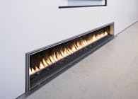 Linear gas fireplace /cheminee rampe gas