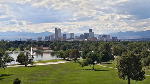 Denver has adopted a new green code that will consider a building's embodied carbon over merely operational energy. Image: <a href="https://commons.wikimedia.org/wiki/File:Denver_Colorado_downtown.jpg">Wikimedia Commons</a>