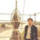 Orhan Ayyüce at top of Watts Tower via Orhan Ayyüce