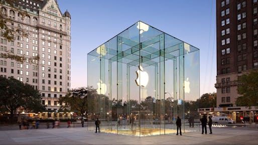 Apple Store, Fifth Avenue by Bohlin Cywinski Jackson. Photo: Peter Aaron/Esto.