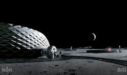 ICON teams up with BIG and SEArch+ for Project Olympus, an off-world construction system for the Moon