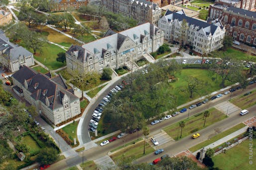 A view of the Tulane University campus. Image courtesy of Wikimedia user Tulane Public Relations. 