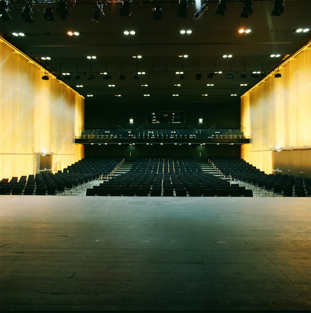 Auditorium changing light