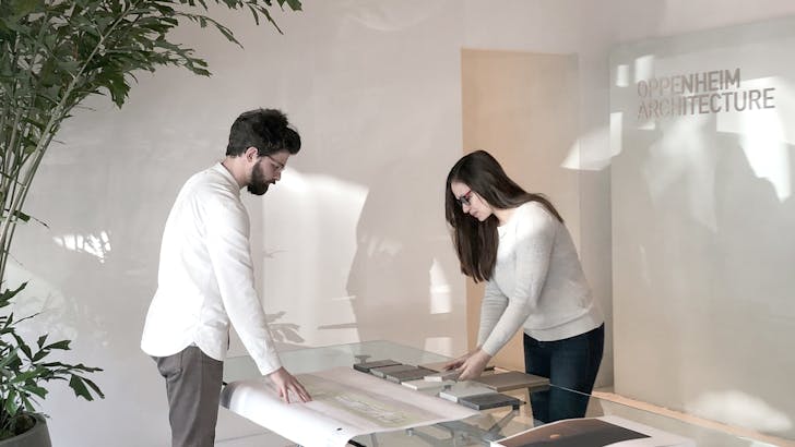 Employees at Oppenheim Architecture.